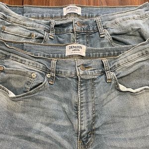 Two pairs Denizen from Levi’s 231 Athletic fit size 34x30 good condition